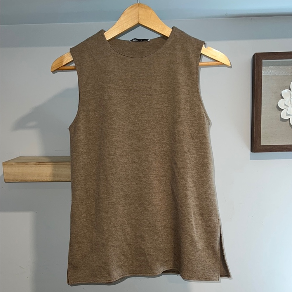 Zara brown top‎